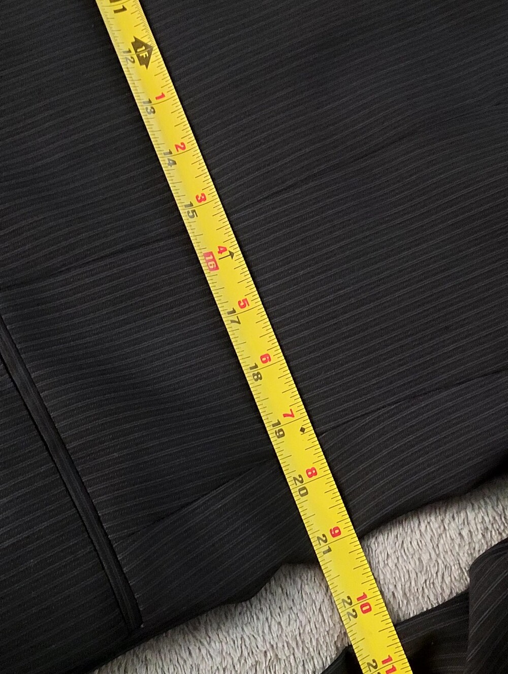 Calvin Klein Black Pinstripe Suit - Picture 9 of 14